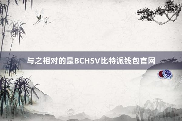 与之相对的是BCHSV比特派钱包官网