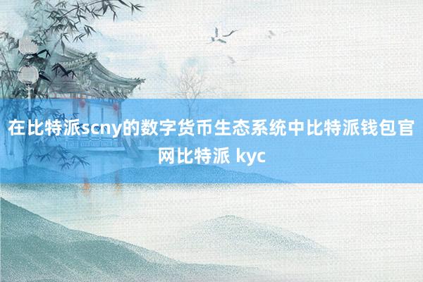 在比特派scny的数字货币生态系统中比特派钱包官网比特派 kyc