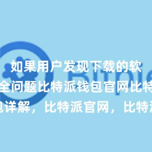 如果用户发现下载的软件存在安全问题比特派钱包官网比特派钱包详解，比特派官网，比特派钱包，比特派下载