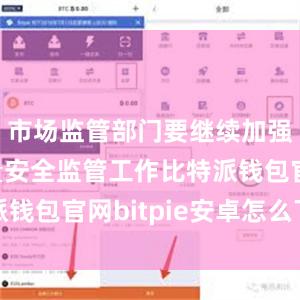 市场监管部门要继续加强产品质量安全监管工作比特派钱包官网bitpie安卓怎么下载