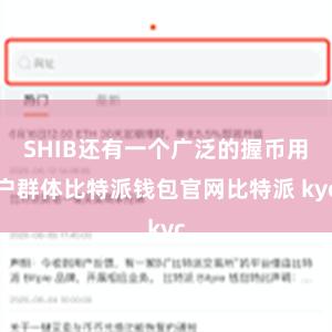 SHIB还有一个广泛的握币用户群体比特派钱包官网比特派 kyc