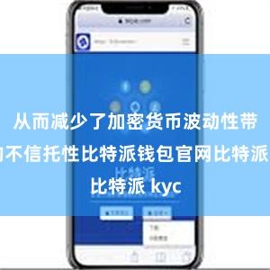 从而减少了加密货币波动性带来的不信托性比特派钱包官网比特派 kyc