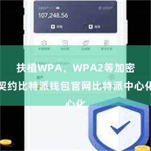 扶植WPA、WPA2等加密契约比特派钱包官网比特派中心化